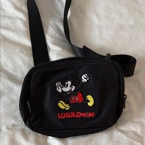 DISNEY x lululemon athletica Black Belt Bag with Mickey limited edition sold out